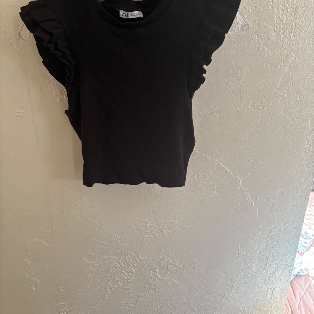 Zara Chocolate Brown Knit Top